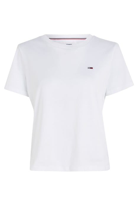 TOMMY HILFIGER TJW REGULAR FIT CREWNECK T-SHIRT, WHITE 3
