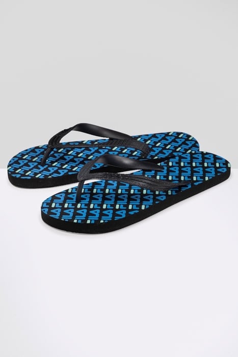 TROY LOGO SLIPPER BLACK 3