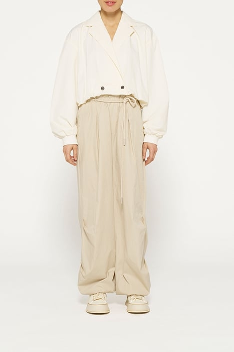 CROPPED BLAZER JACKET ECRU 2