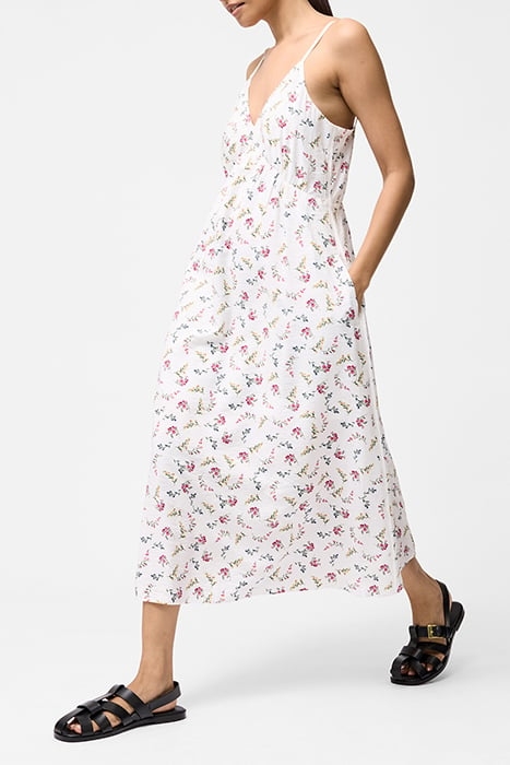 FLORIANNA STRAPPY DRESS SZ18 SUMMER WHT MULT 2