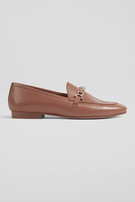 ADALYNN TRIM LOAFER TAN 1