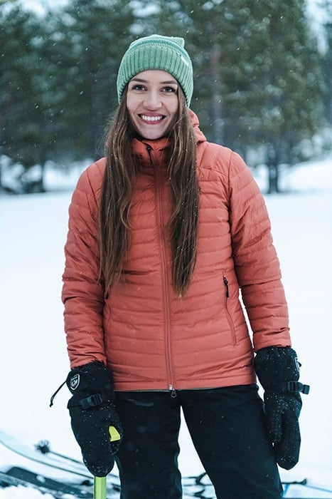 LAVA LIGHT DOWN JACKET W/HOOD TERRACOTTA 2