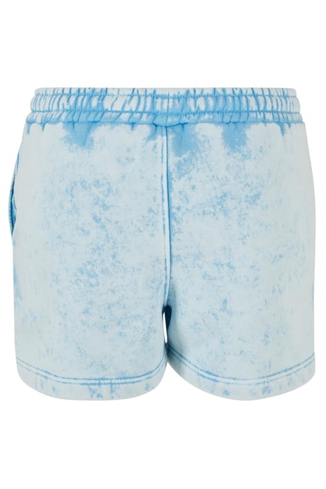 LADIES TOWEL WASHED SWEAT SHORTS BALTICBLUE 5