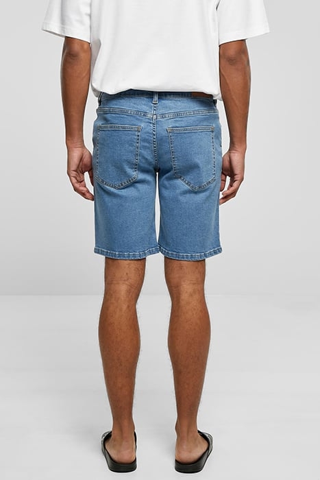 RELAXED FIT JEANS SHORTS LIGHT BLUE WASHED 2