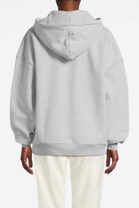 ZOE LOGO HOODIE GREY MELANGE 2