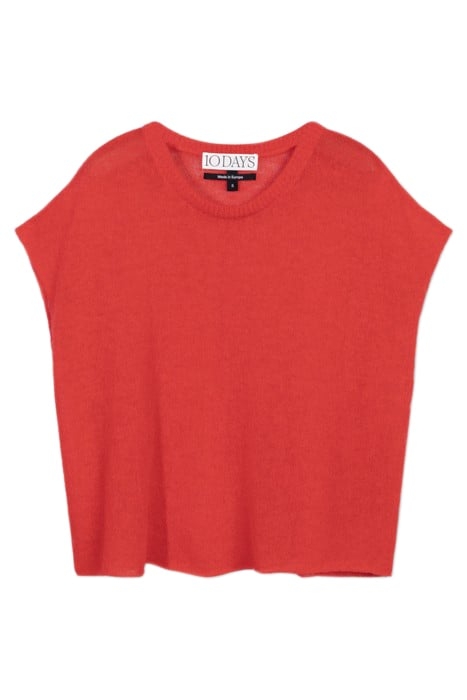 TEE THIN KNIT POPPY RED 4