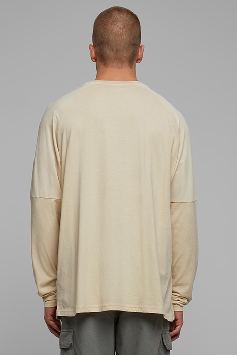 RAGLAN BACK LONGSLEEVE SAND 2