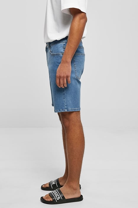 RELAXED FIT JEANS SHORTS LIGHT BLUE WASHED 6