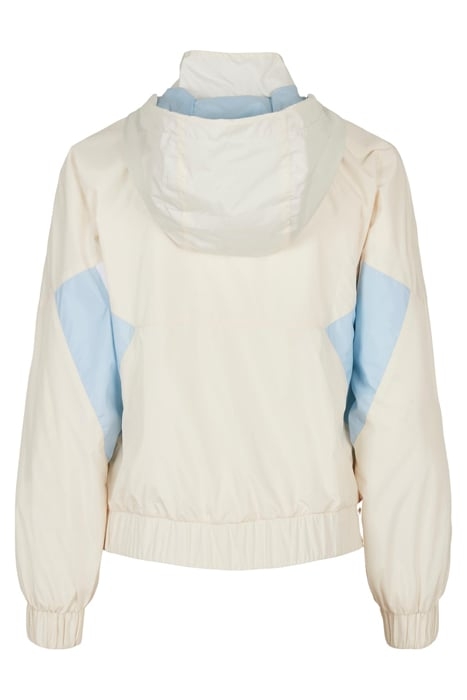 LADIES STARTER COLORBLOCK HALFZIP WINDBREAKER PALEWHITE/ICEW 5