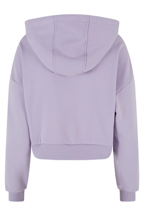 LADIES COZY SHORT ZIP HOODY DUSTYLILAC 5