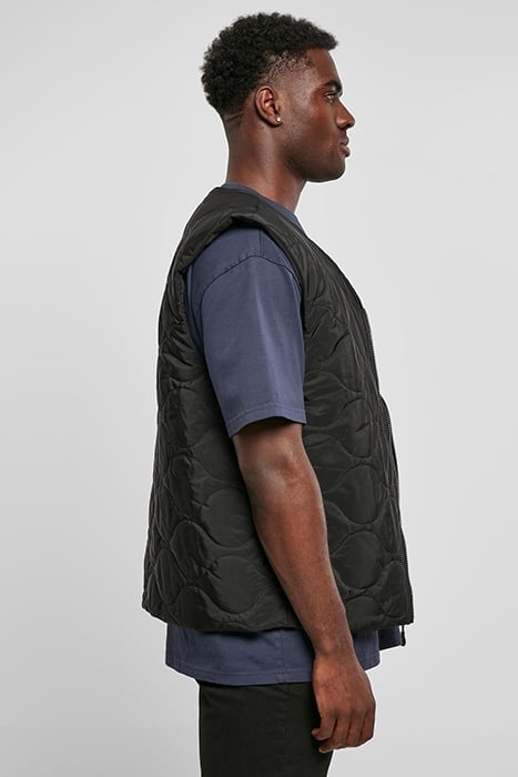ZIPPED GILET BLACK 7