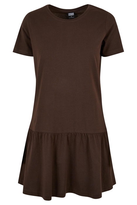 LADIES VALANCE TEE DRESS BROWN 4
