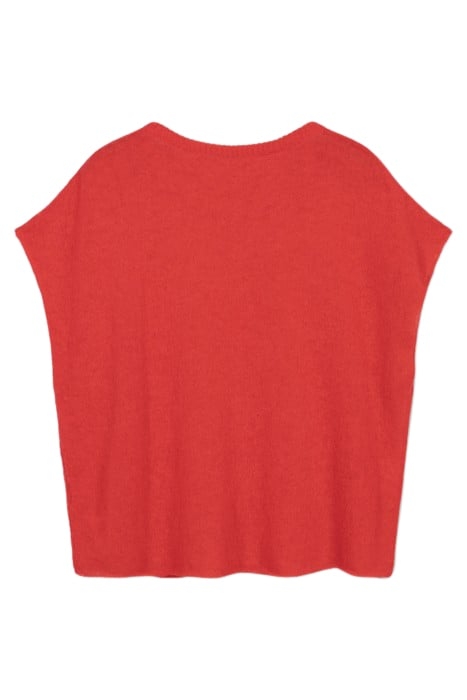 TEE THIN KNIT POPPY RED 5
