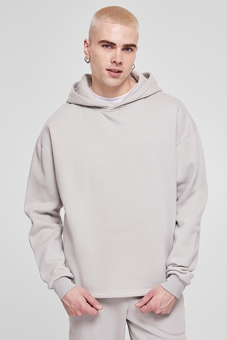 ORGANIC LOOSE HOODY LIGHTASPHALT 1