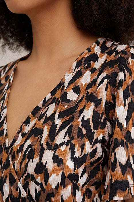 DRESS MIDI RUST BROWN 5