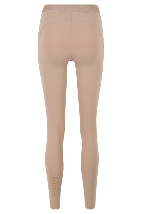 ROSES RUNNING TIGHTS MOCHA MERINGUE 5