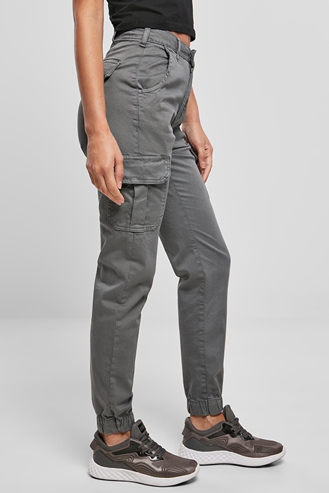 LADIES HIGH WAIST CARGO PANTS LIGHTSHADOW 7