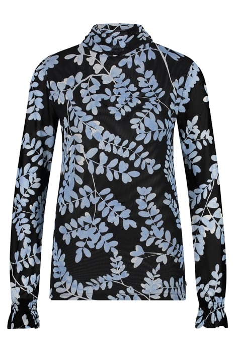 JOHANNA TOP BLACK/CORNFLOWER BLU 1