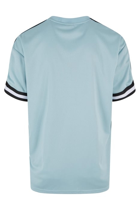 OVERSIZED STRIPES MESH TEE OCEANBLUE 5