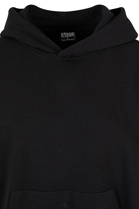 LADIES LIGHT TERRY OVERSIZED HOODIE BLACK 8