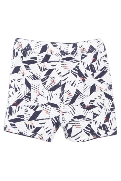 BABY BOYS' NAVY/ORIGAMI PRINT REVERSIBLE SHORTS 4
