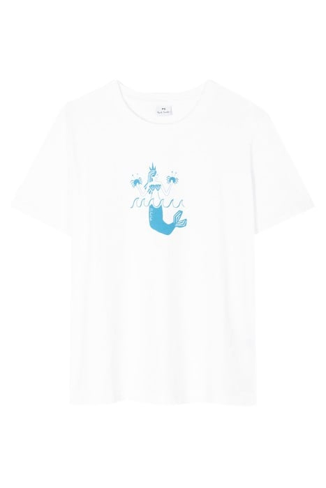 WOMENS MERMAID T-SHIRT WHITE 3