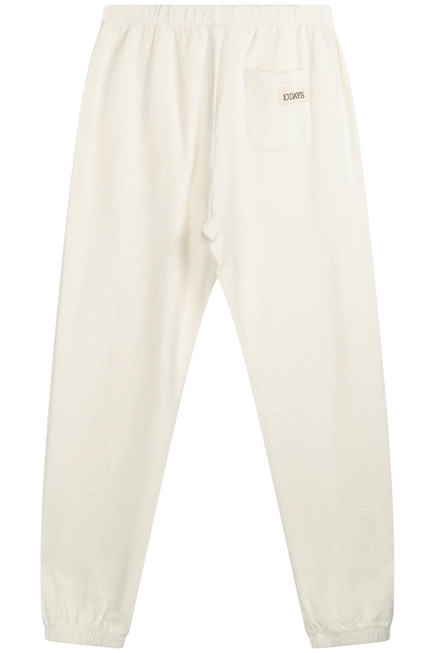 TEXTURE FLEECE JOGGER ECRU 5