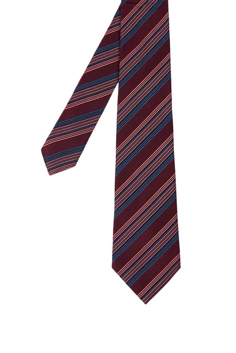 MENS TIE 8CM BURGUNDY/ BORDE 1