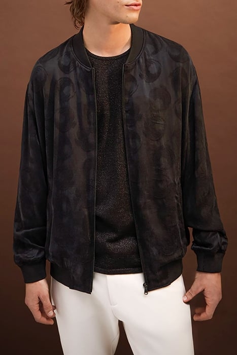 PURE EDITION – BLACK DECORATIVE JACQUARD JACKET 7