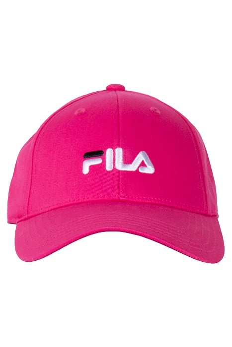 BRASOV 6 PANEL CAP WITH LINEAR LOGO - STRAP BACK PINK PEACOC 2