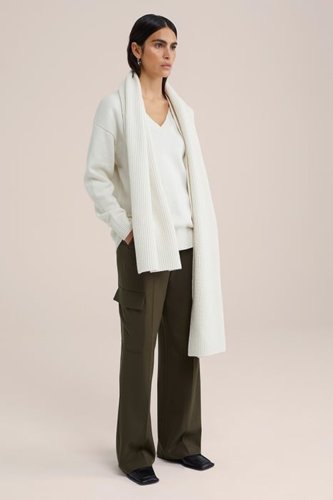 KNITTED PULLOVER WHITE 5