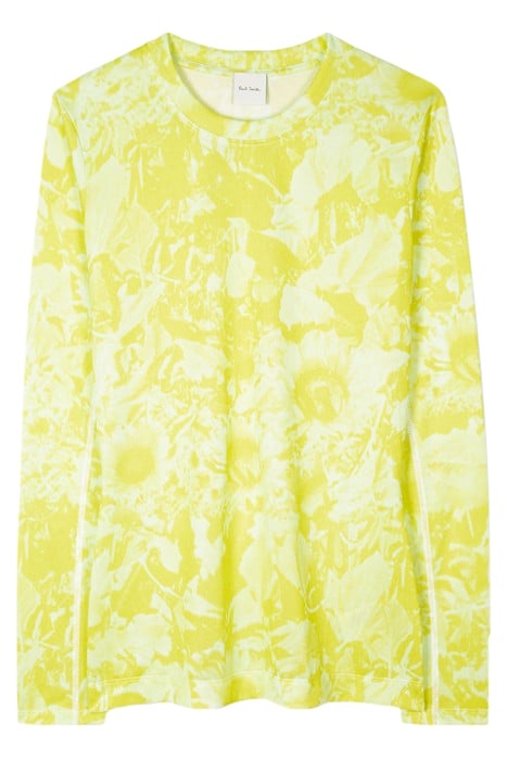 WOMENS PRINTED TOP LEMON YELLOW 4