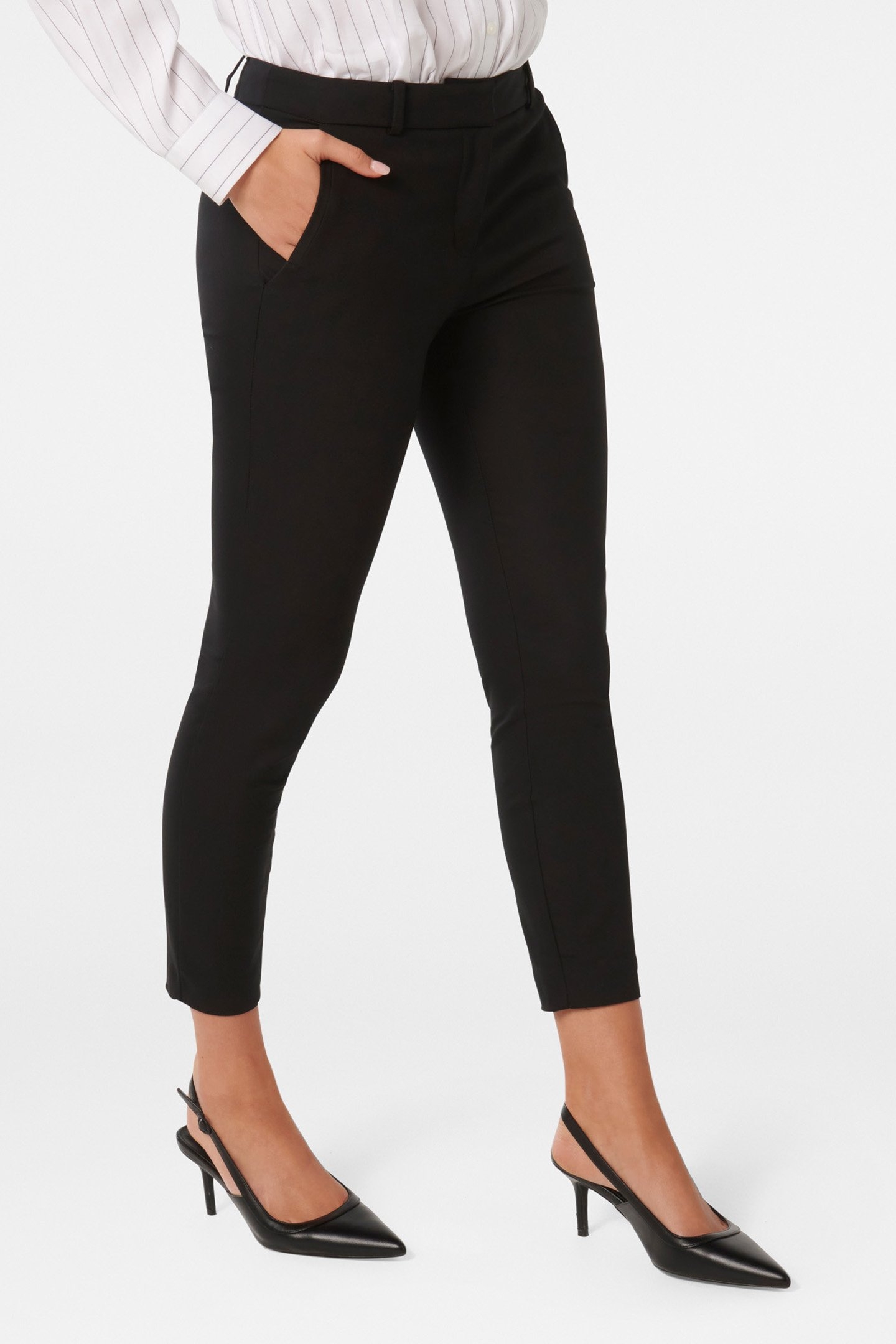 GRACE 7/8TH SLIM PANTS BLACK 5