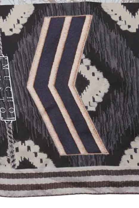 SILK SCARF ABU DHABI CAMOUFLAGE GREEN 3