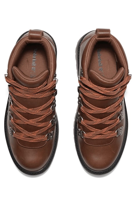 STONE STREET MID LACE UP BOOT RUST FULL GRAIN 3