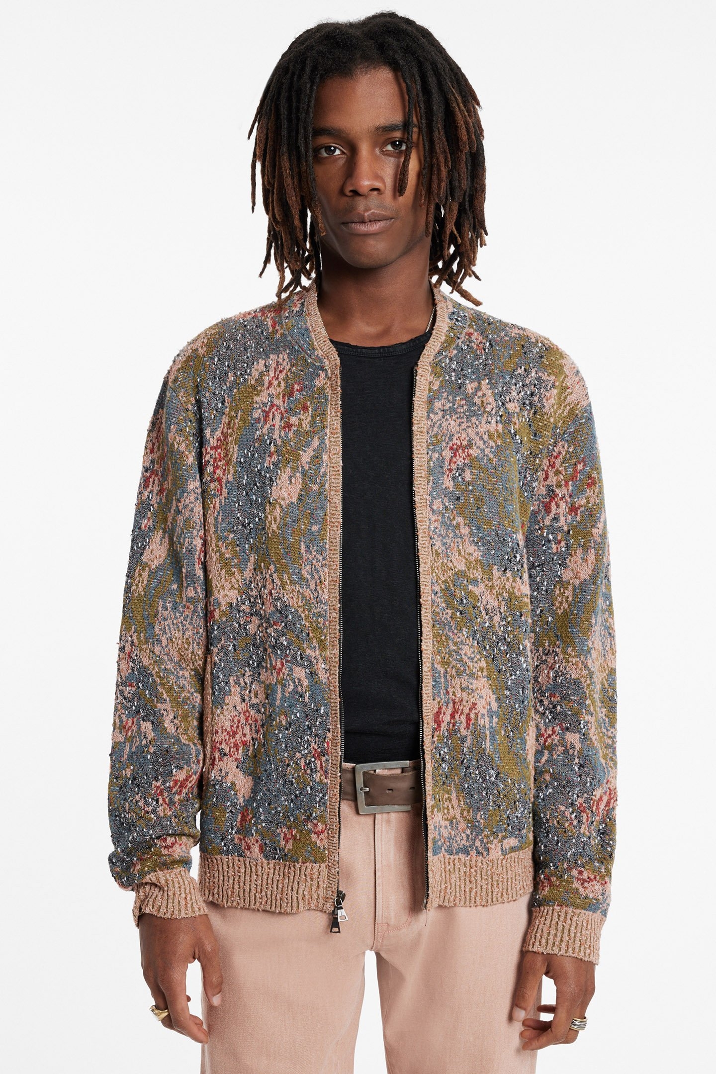 CANELAS REGULAR FIT BOMBER WORN MAUVE 1