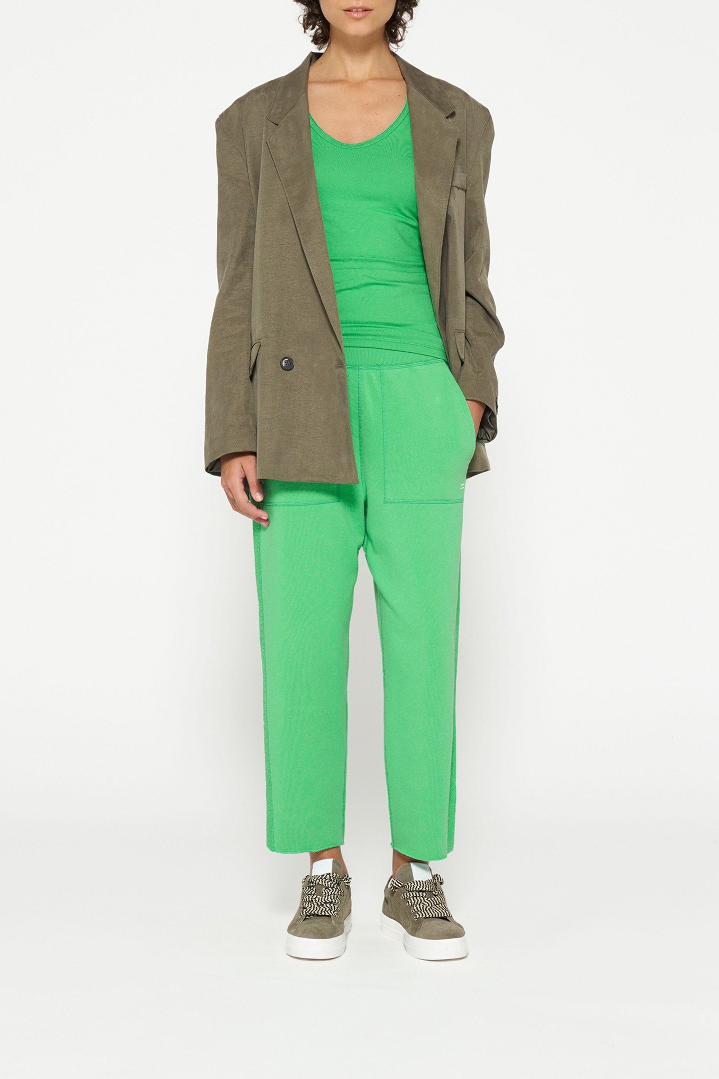 SIDE PANEL JOGGER APPLE GREEN 2