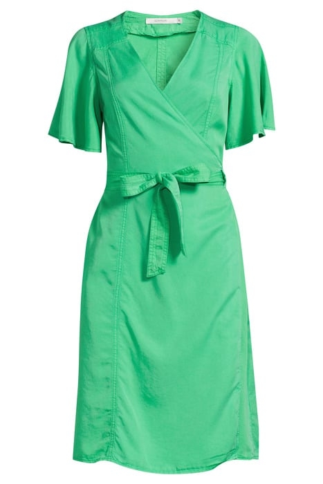 WRAP DRESS BREEZY TENCEL ISLAND GREEN 3