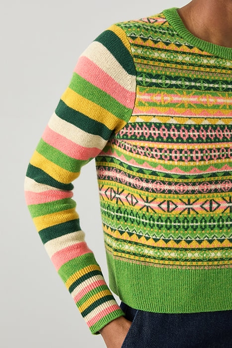 JOSEPHINE SWEATER KNITTED SWEATER GREEN 5