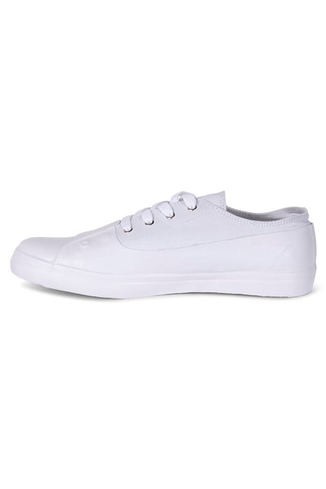 ALEX RUBBER CAN EYELET TRAINER WHITE 3