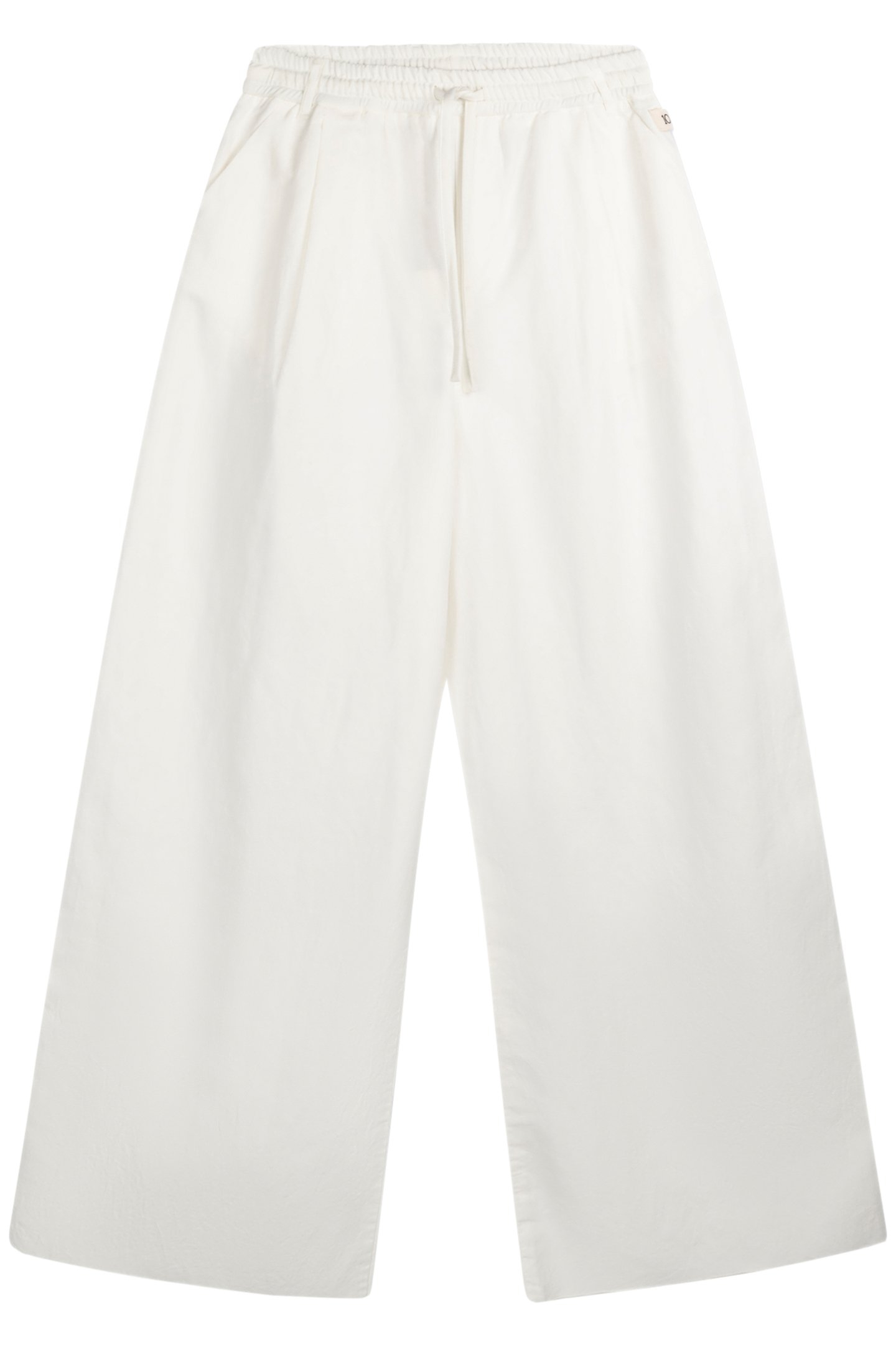 WIDE LEG PANTS ECRU 4