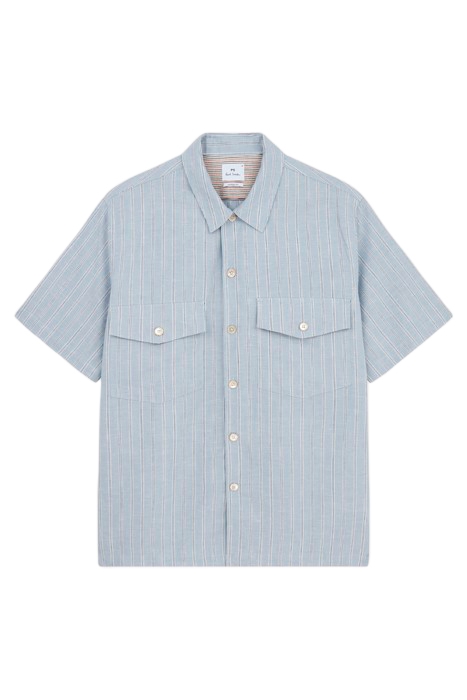 MENS SS CASUAL FIT SHIRT LIGHT BLUE 3