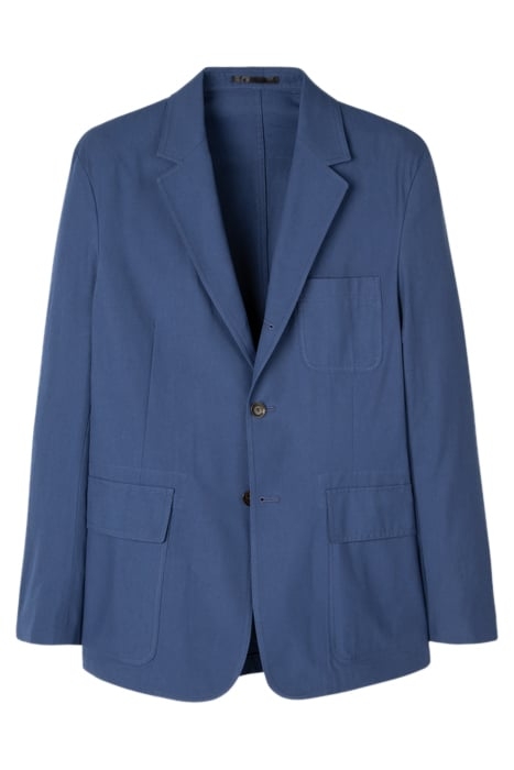 GENTS 2 BTN PATCH POCKET JACKET INDIGO 3