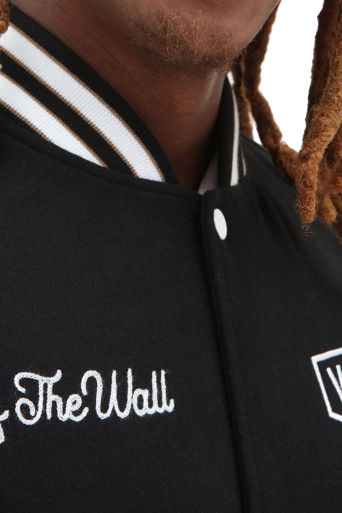 CHECKERBOARD RESEARCH VARSITY JACKET BLACK 6