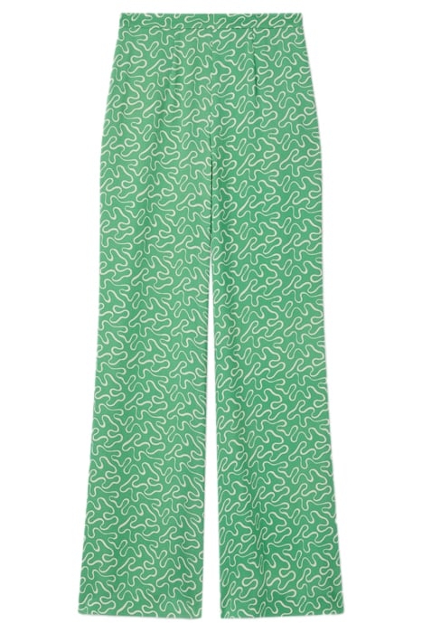 ESME RIBBON WIDE-LEG & FLARED JEANS GREEN 3