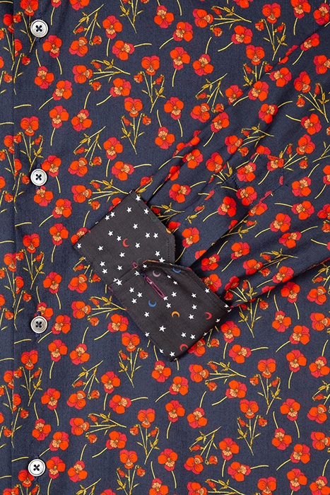 GENTS S/C SUPER SLIM SHIRT INKY BLUE 3