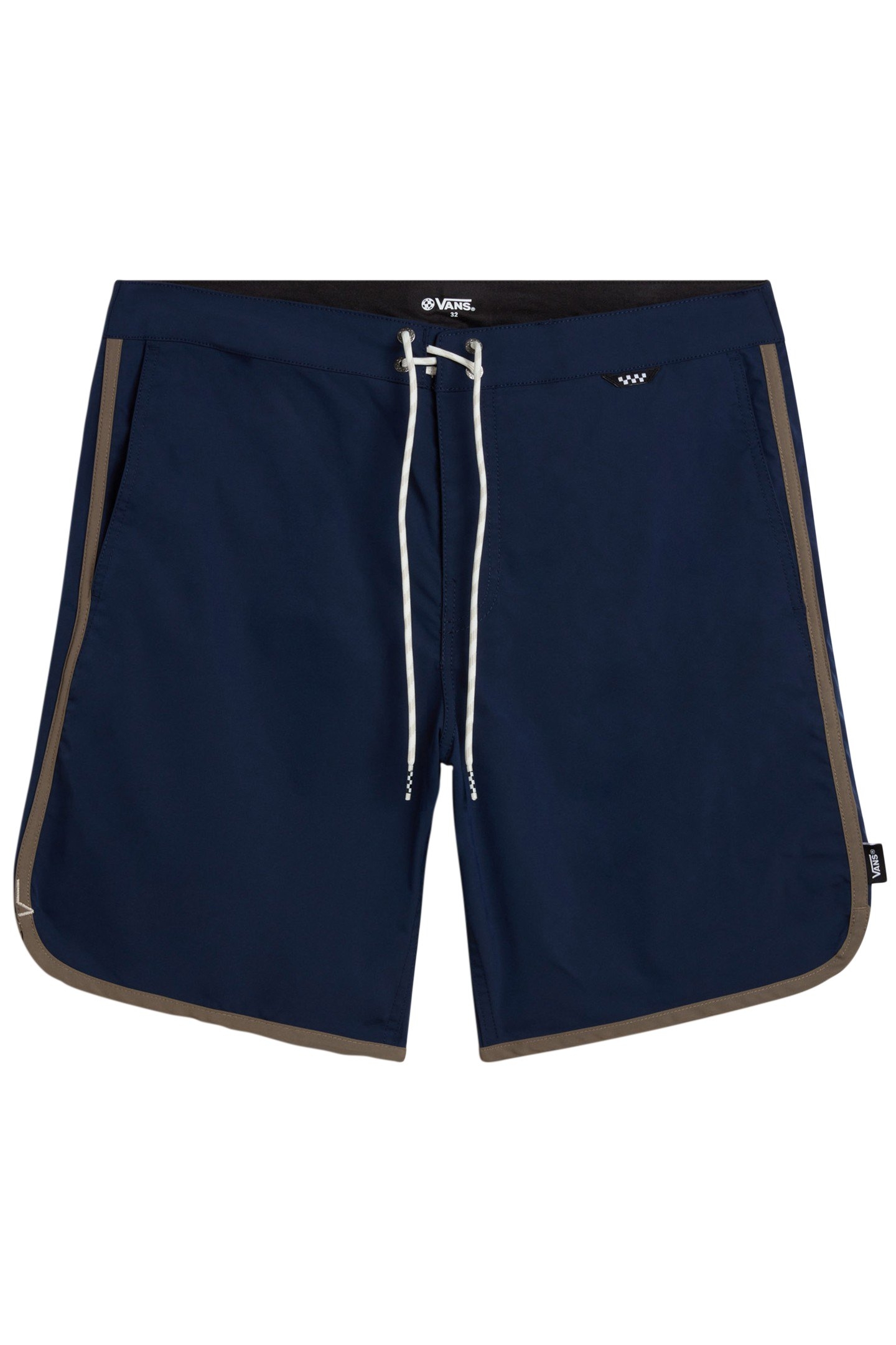 MTE EVER-RIDE SCALLOPED SOLID BOARDSHORT DRESS BLUES/BUNGEE 1