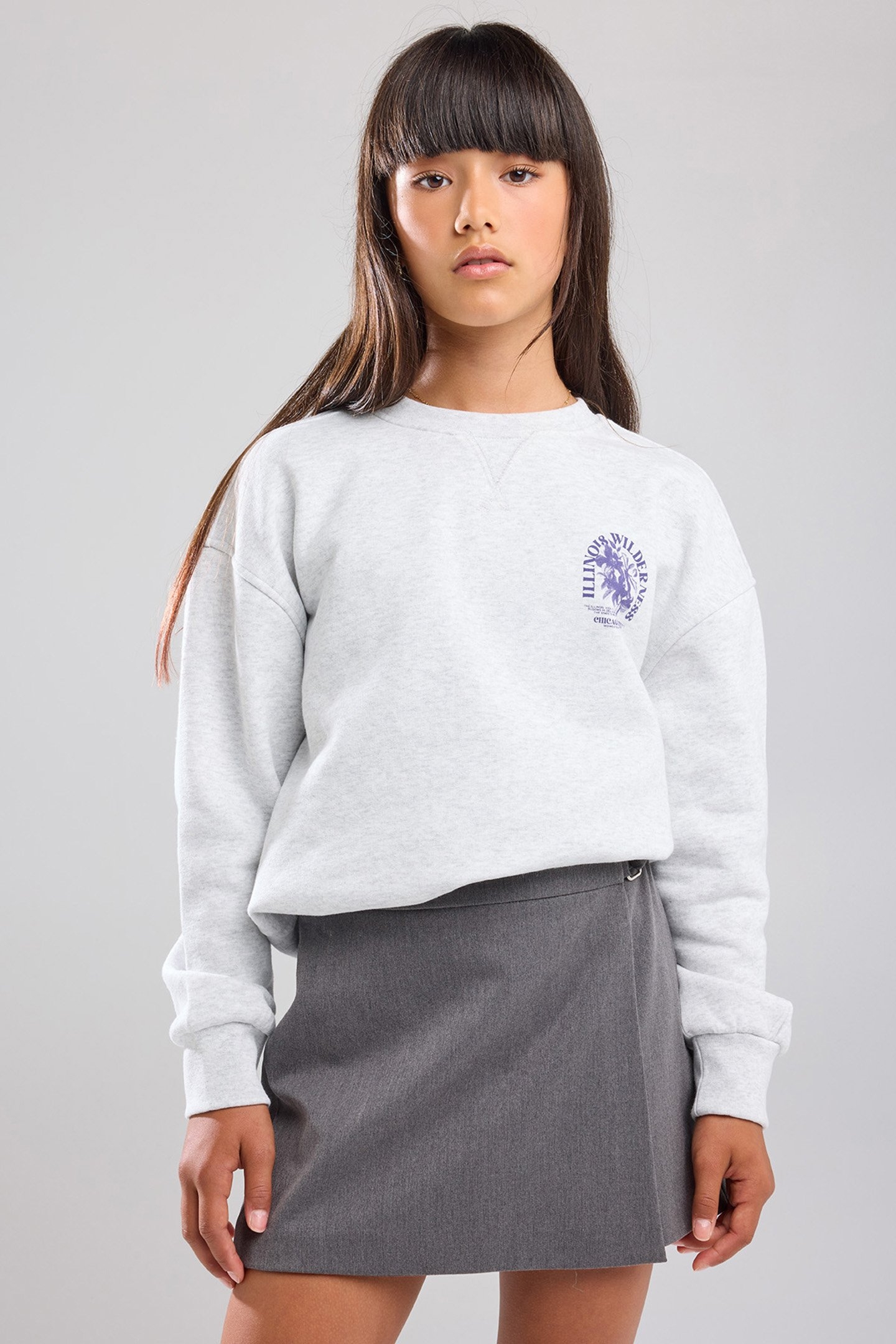 REBECCA JR DARK GREY MELANGE 1