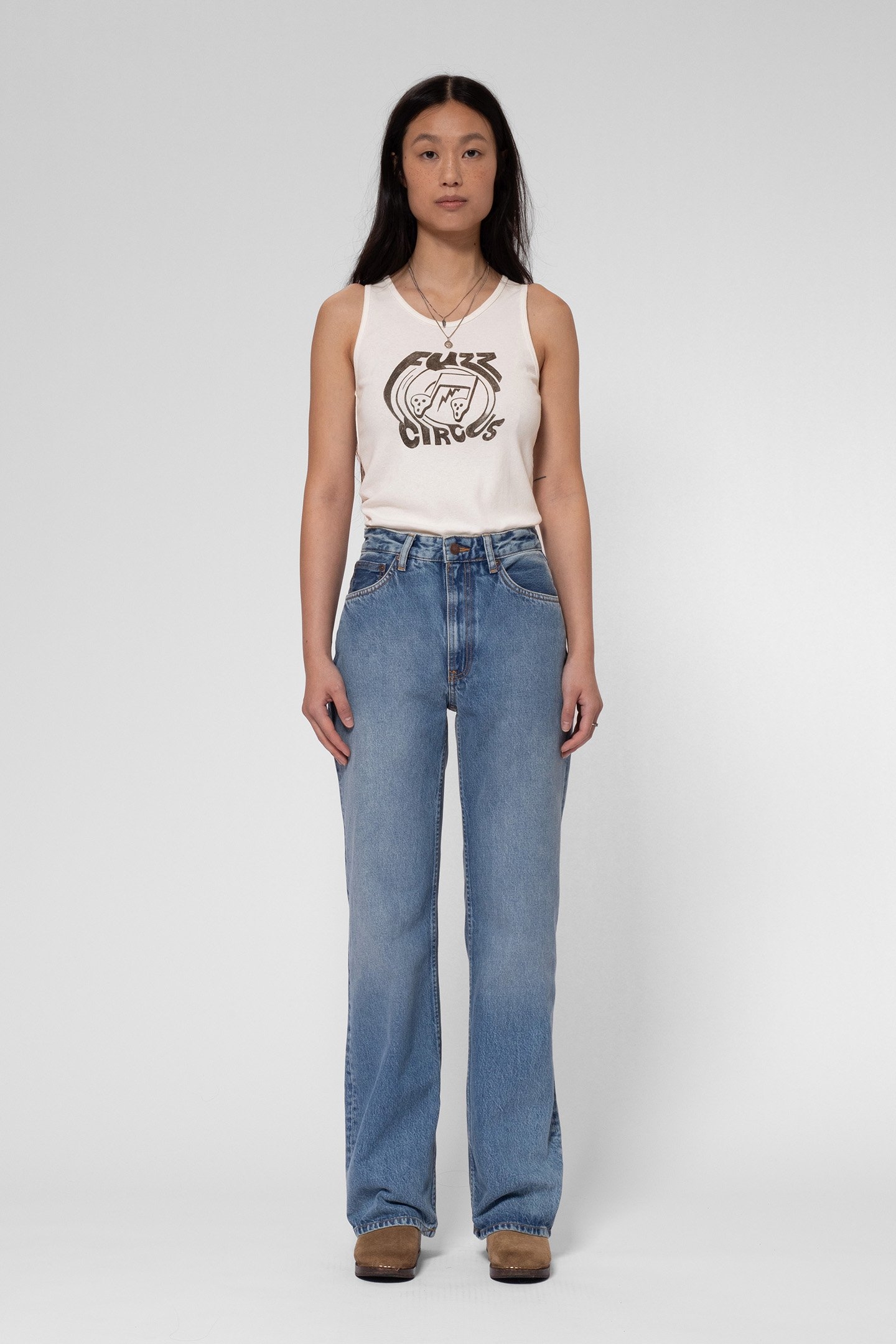 ELSIE FUZZ CIRCUS TANK TOP OFFWHITE 1