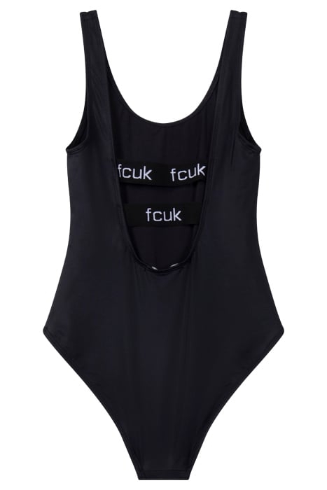 FCUK RECYCLED SWIMSUIT BLACK 2